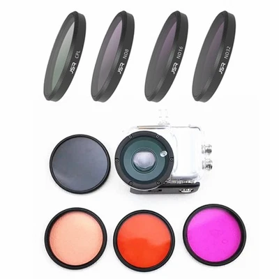 Magenta Pink Red UV CPL Star Night ND Lens Filter for Insta 360 go ultra Housing - Image 1 of 4
