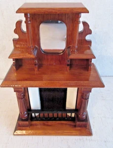 Wooden House Dollhouse Furniture Fireplace - Picture 1 of 2