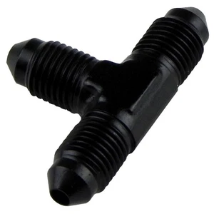 -3AN Tee Male AN Fittings 3 Way 3AN Anodized Black Aluminum ANB107 3 AN - Picture 1 of 9