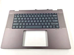 HP Envy x360 16-ad Handauflage mit Tastatur US mit Hintergrundbeleuchtung grau N93765-B31 - Bild 1 von 12