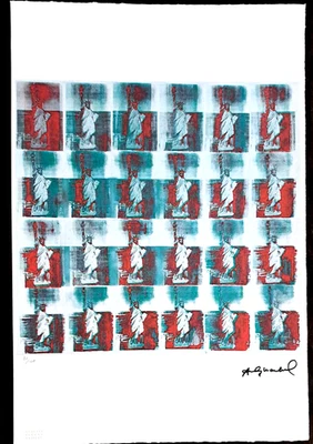 Andy Warhol -  57x38  - Limitierte Auflage Nr. 80/100 - Bild 1 von 4