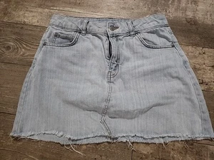 Womens Jean Mini Skirt Size 8 Wild Fable Brand Denim Pre-owned - Picture 1 of 6