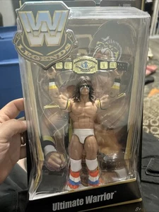 2010 Mattel WWE Legends Series 4 Ultimate Warrior Figure MOC Championship NEW - Picture 1 of 2