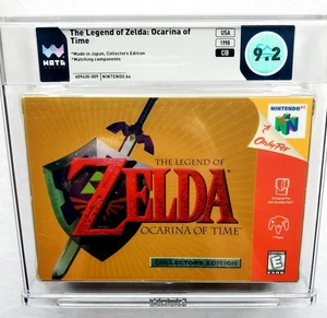 Legend of Zelda Ocarina of Time Collector's Ed Nintendo 64 N64 WATA 9.2 MINT CIB - Picture 1 of 12