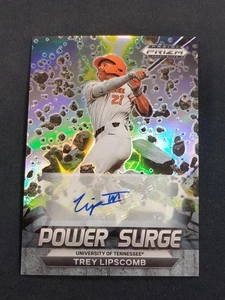 2022 PANINI PRIZM DRAFT PICKS TREY LIPSCOMB AUTO POWER SURGE - Picture 1 of 2