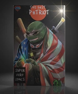 1/1 Last Ronin Last PATRIOT TNMNT NO HOOD HOMAGE Holofoil Rainbow TRADE COMIC!  - Picture 1 of 7