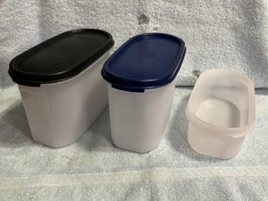Tupperware ovale Behälter mit Deckel 3er Set - Bild 1 von 11