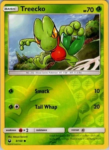 Treecko (8) Common SM - Celestial Storm Reverse Holo 8/168 Near Mint - Picture 1 of 2