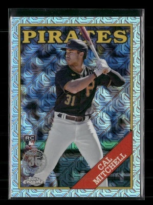 2023 Topps Series 1 - 1988 Topps Chrome Silver Pack Cal Mitchell #T88C-64 (RC) - Image 1 of 2