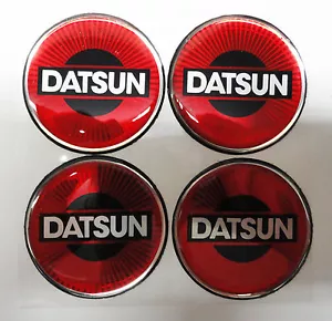 Vintage 90's Automotive Wheel Center Cap Round Emblem Accent Trim DATSUN 2.00 - Picture 1 of 2