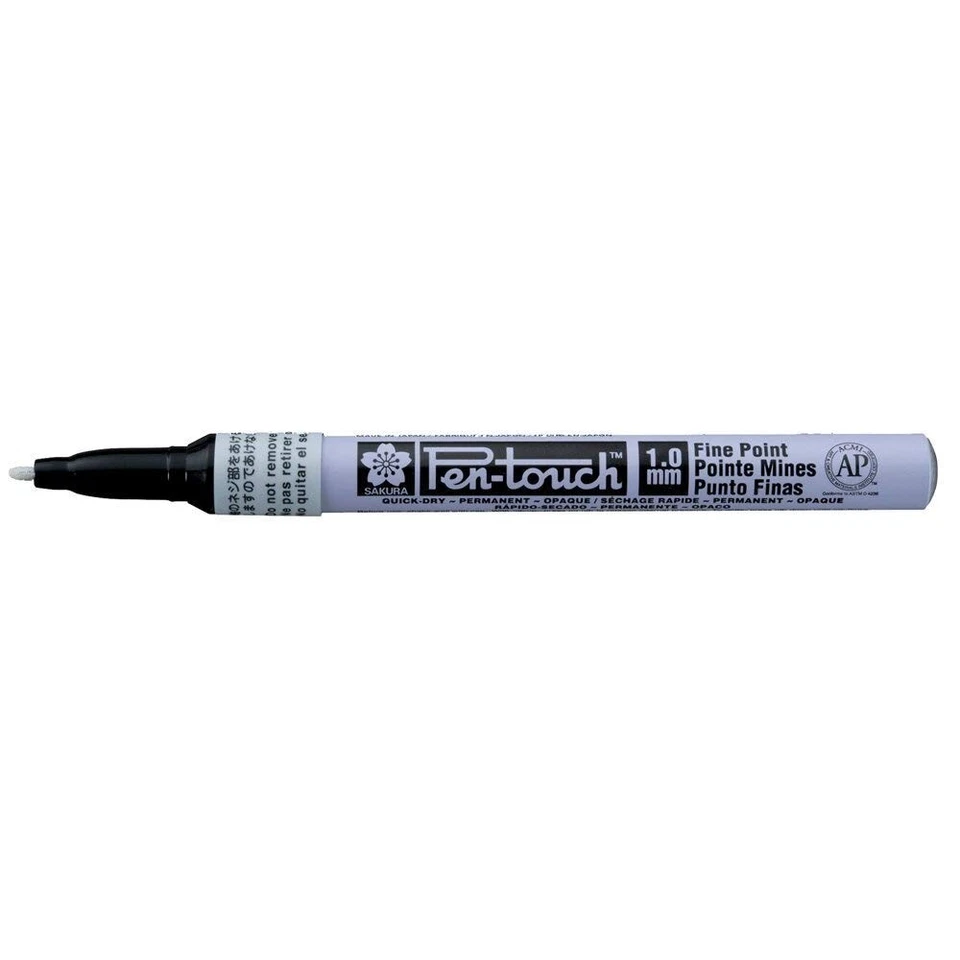 Sakura Pen-Touch Opaque Marker Fine Point White 1.0mm Foto 1 de 1