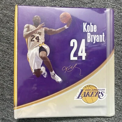 Kobe Bryant Los Angeles NBA Lakers 2008 3 fichários anel material escolar - Imagem 1 de 4
