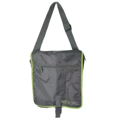 Bolsa Mensajera Xbox 360 Nylon 2007 Kelloggs Promocional - Gris/Verde Foto 1 de 4