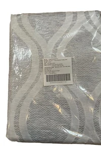Silk Home Mitchell Total Blackout Curtain Panel 1 Pair White 52'' x 96'' M33D - Picture 1 of 4
