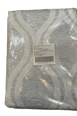 Panel de cortina Silk Home Mitchell Total Blackout 1 par blanco 52"" x 96"" M33D Foto 1 de 4