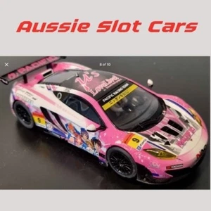 SCALEXTRIC MCLAREN 12C PACIFIC RACING LOVE LIVE GT3 C3849 SLOT CAR 1/32 DPR EC - Picture 1 of 5