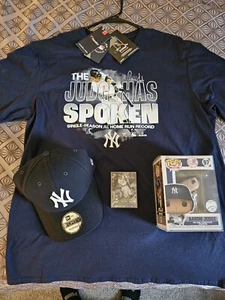 Aaron Judge "Ultimate Collectors Collection" - Funko Pop, Hat, T-Shirt and Card - Picture 1 of 24