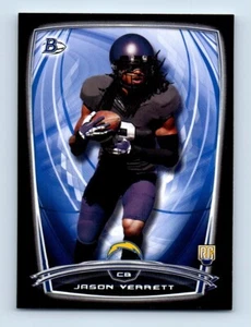 2014 Bowman Rookies Black Jason Verrett Rookie San Diego Chargers #4 - Picture 1 of 2