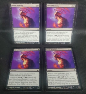 4x Shred Memory Ravnica City of Guilds NM Playset Magic The Gathering MTG TCG !! - Picture 1 of 10