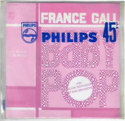 FRANCE GALL Baby Pop 1966 Yéyé Girl JUKEBOX Encart PHOTOCOPIE SP 45T  - Photo 1/4