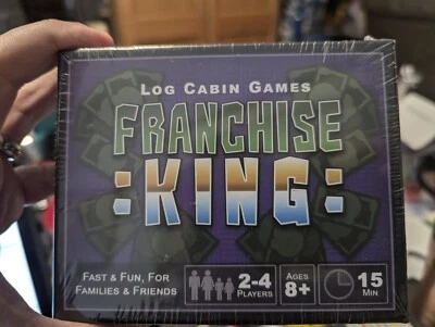 FRANCHISE KING Card Dice Game 2016 SEALED Log Cabin Games - Image 1 of 3