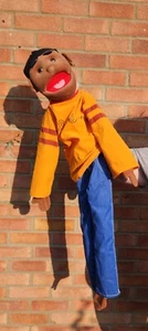Sunny & Co Puppet Full Length Funky Boyz Brown Dark Skinned Muppet Style 40'' - Picture 1 of 11