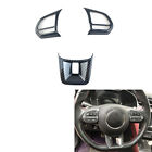 3Pcs/Set ABS Car Steering Wheel Button Cover Sticker Interior Decoration for MG5