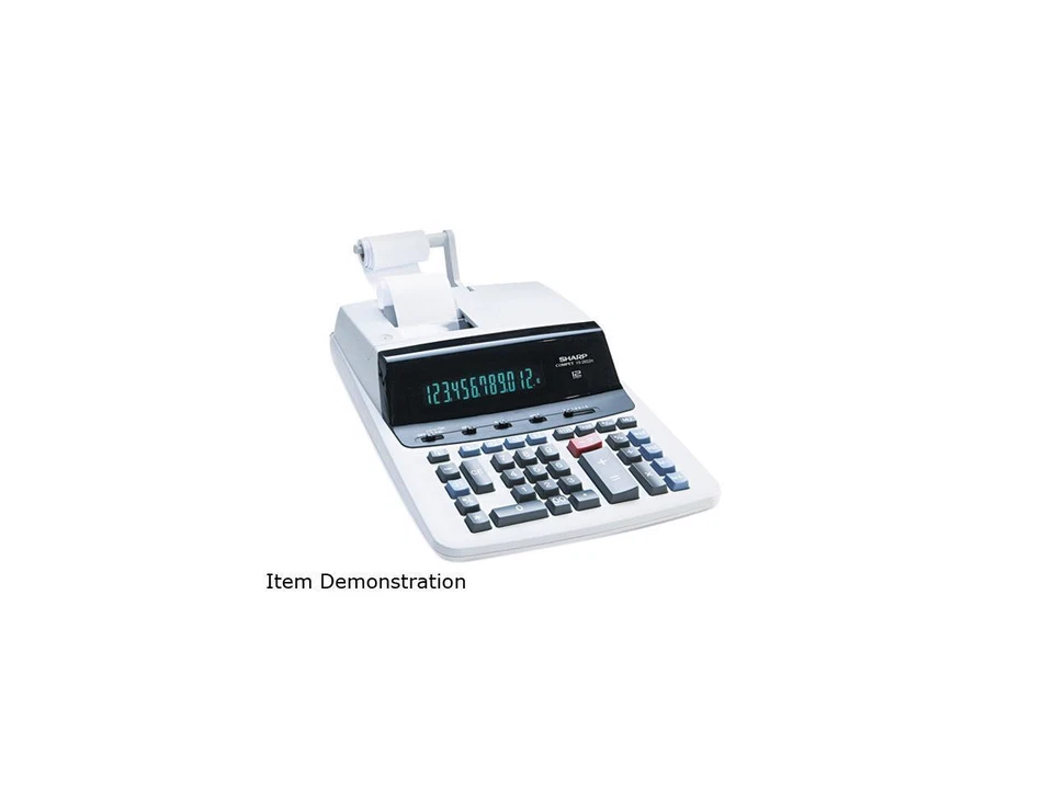Sharp VX2652H VX2652H Two-Color Printing Calculator, 12-Digit Fluorescent, Black - Image 1 of 1