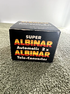 Super Albinar Automatic 2X Tele-Converter For Olympus OM Mount SLR Film Camera. - Image 1 of 4