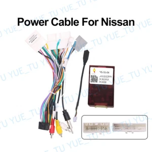 16P for Nissan X-trail Teana Navara Qashqai Sentra w/AMP Car Radio Power Harness - Picture 1 of 5