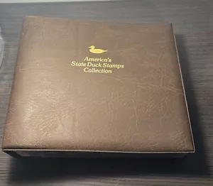1988 America's 42 State Wildlife Conservation Duck Stamps Folder All MNH/OG - Picture 1 of 5
