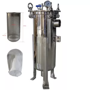 Schwerlast Beutelfilter 2" NPT Ein- und Auslassanschlüsse #1 Full SS Filter - Bild 1 von 16