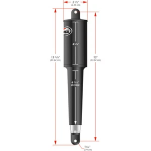 Actuador Estándar Lenco Serie 102 - 12V - 4-1/4" Carrera - 15059-001 - Imagen 1 de 1