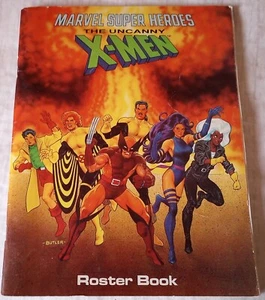 Marvel Comics Super Heroes The Uncanny X-Men Roster Book For TSR RPG 1990 VTG - Picture 1 of 18