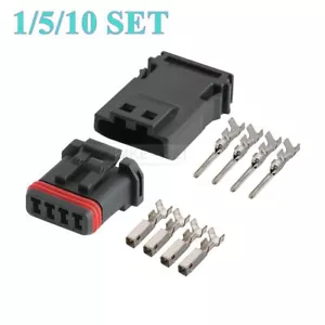 Kit spina connettore auto moto 4 pin JAE maschio femmina per Harley Davidson nuovo - Foto 1 di 4