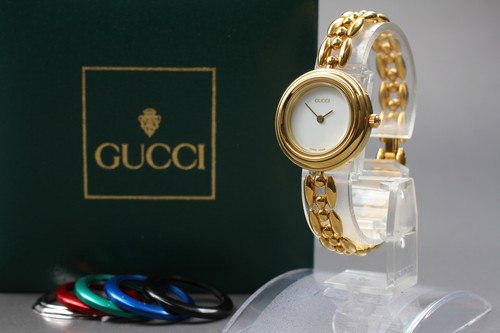 Orologio Vintage Gucci Change Bezel 11 12.2 6 Colori dal GIAPPONE (cinturino circa 15 3 cm)