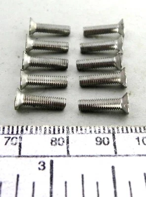 Viti per Metalli M3 X 10 Testa Svasate - Acciaio - Confezione 10 - Immagine 1 di 4