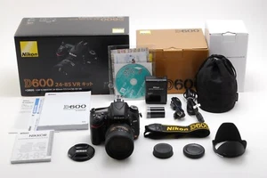 *S/C 1104* Nikon D600 24,3 megapixel corpo fotocamera digitale con obiettivo AF-S ED VR set 24-85 mm - Foto 1 di 10