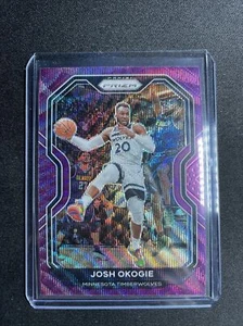 2020-21 Prizm Basketball Josh Okogie Purple Wave Prizm Card - Picture 1 of 2