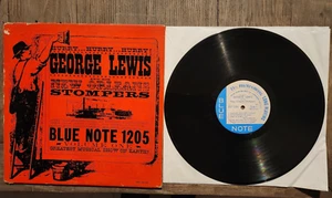 George Lewis New Orleans Stompers Vol 1 Blue Note 1205 RVG Ear Lexington SIGNED! - Picture 1 of 4