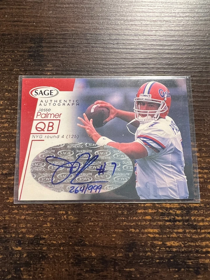 AB142,476 - 2001 SAGE Autographs Red #A34 Jesse Palmer #/999 - Image 1 of 1