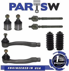 Front Inner Outer Tie Rod and Lower Ball Joint for Honda Civic 96-00 All Models - Picture 1 of 5
