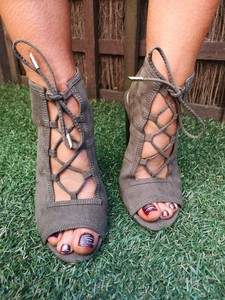 green block heels uk