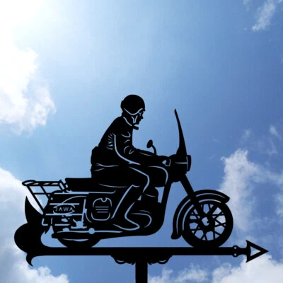 Motorcycle Java Metal Weathervane, Weather Vane, home roof decor - Image 1 of 4
