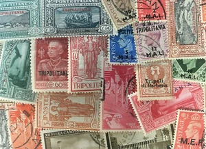 Tripolitania Collection Of 25 Different Used & Unused Stamps - Picture 1 of 2
