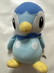 Pokemon Piplup 10" Peluche Diamante Perla Giocattolo Fabbrica 2008 - Foto 1 di 9