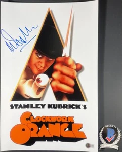 Malcolm McDowell signed A Clockwork orange 11x17 Poster D Autogramm BAS COA - Bild 1 von 1