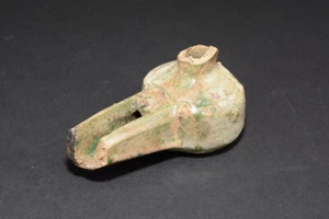 Eine alte seldschukische Keramik Öllampe ET - Bild 1 von 8