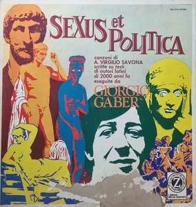 Giorgio Gaber: Sexus Et Politica - LP Vinyl 33 RPM - Picture 1 of 3