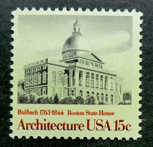 1781 MNH 1979 15c Boston State House Charles Bulfinch Architecture Massachusetts - Picture 1 of 1